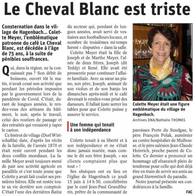 L'ALSACE du 18 juin 2023 L'ALSACE du 18 juin 2023