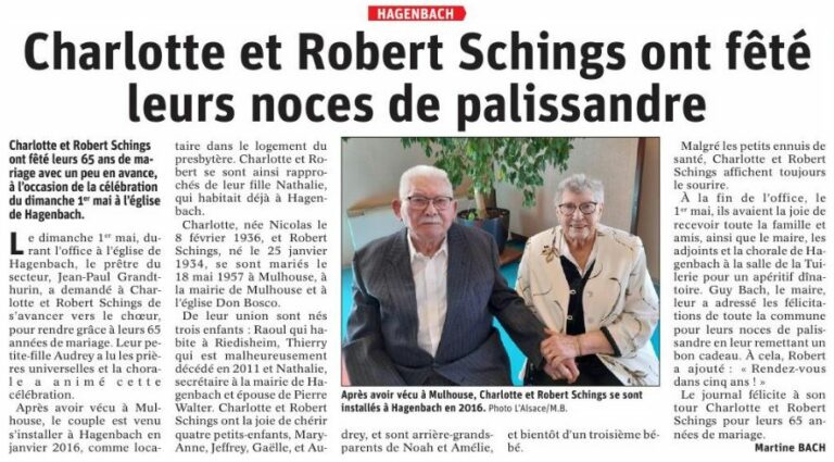 L'Alsace du 15 mai 2022 L'Alsace du 15 mai 2022