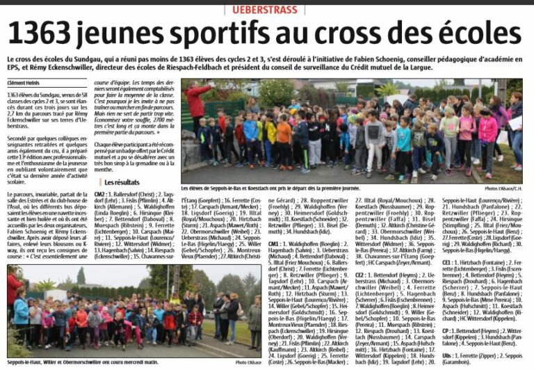 L'Alsace du 16 octobre 2016 L'Alsace du 16/10/2016