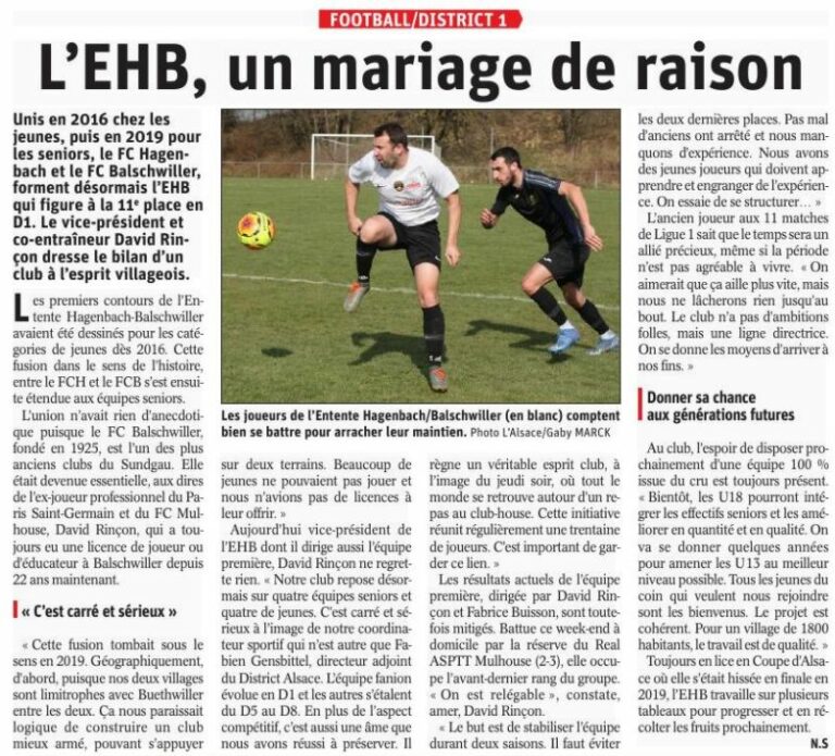 L'Alsace du 21 mars 2022 L'Alsace du 21 mars 2022