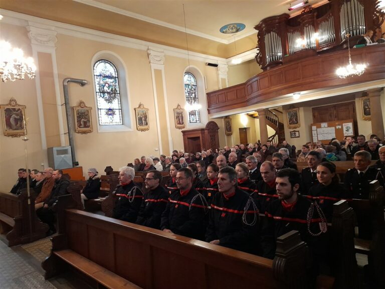 Messe de la Sainte Barbe à Eglingen avec les Sapeurs-Pompiers de Balschwiller, Eglingen et Hagenbac Messe de la Sainte Barbe à Eglingen avec les Sapeurs-Pompiers de Balschwiller, Eglingen et Hagenbach