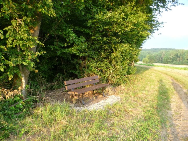 Nouveau banc Notre Dame des Moissons Nouveau banc Notre Dame des Moissons