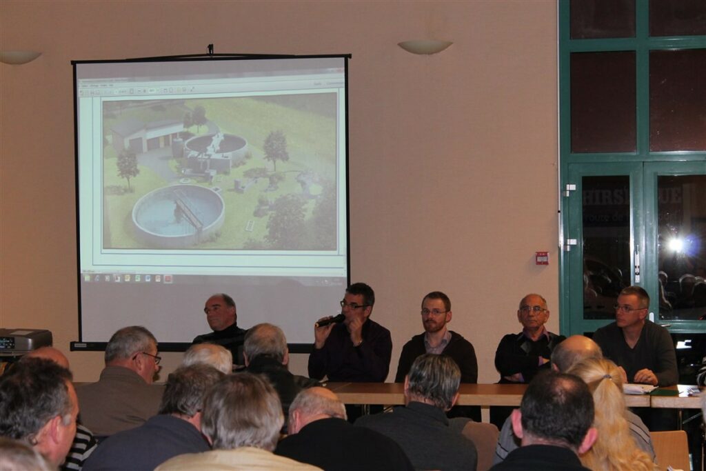 Réunion sur l'assainissement collectif