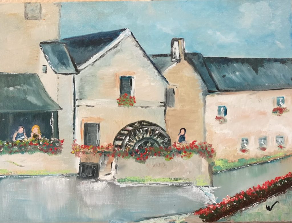 huile sur toile de Pascal Walger, Hagenb'Art

